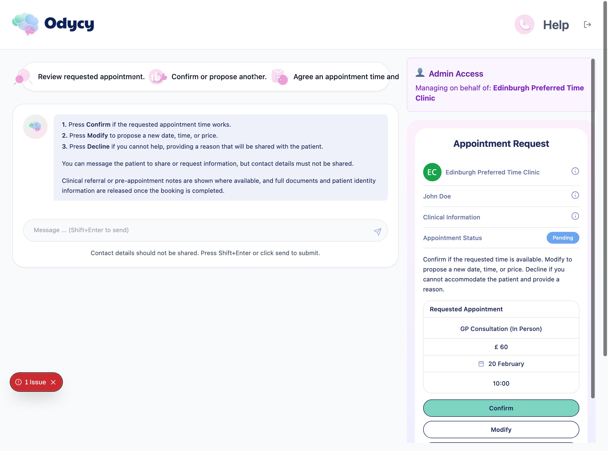 Relay Page Provider Administrator