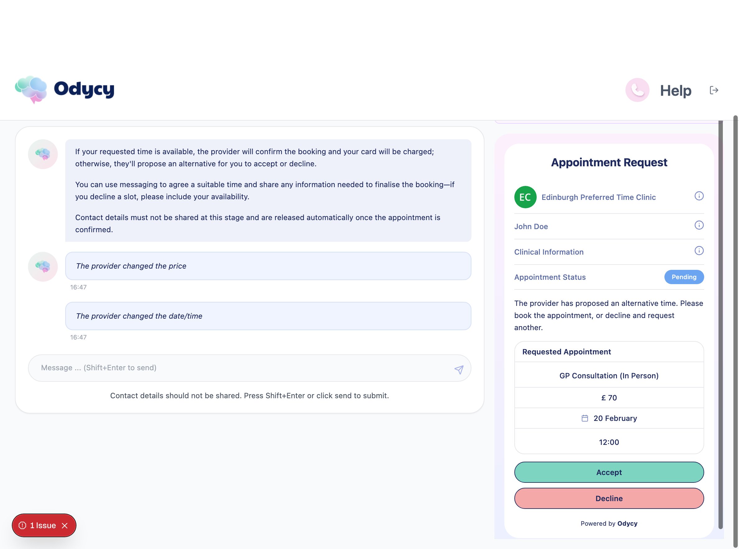 Relay Page Patient View Events