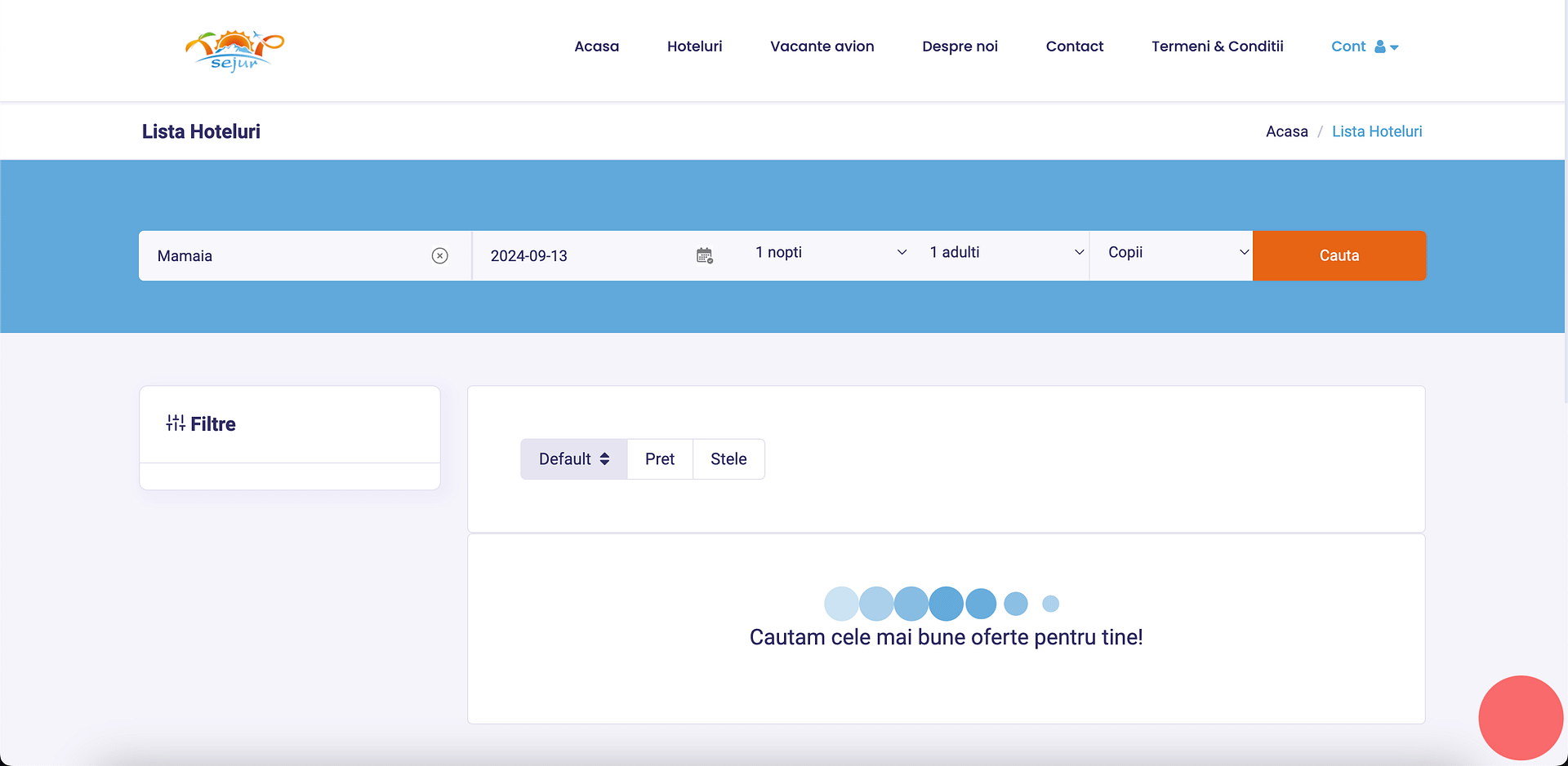 TopSejur screenshot 2